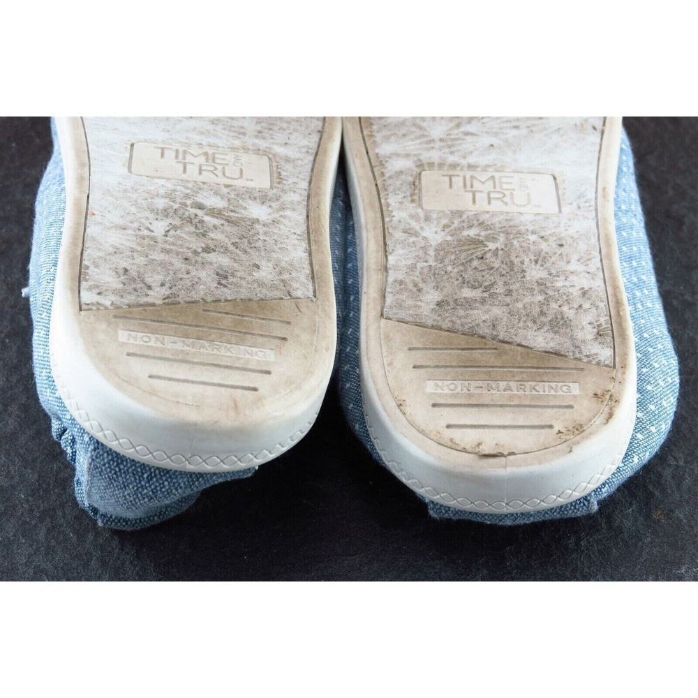 Time And Tru Women Size 9 M Blue Fashion Sneakers‎ Fabric 60538832 - Picture 6 of 7